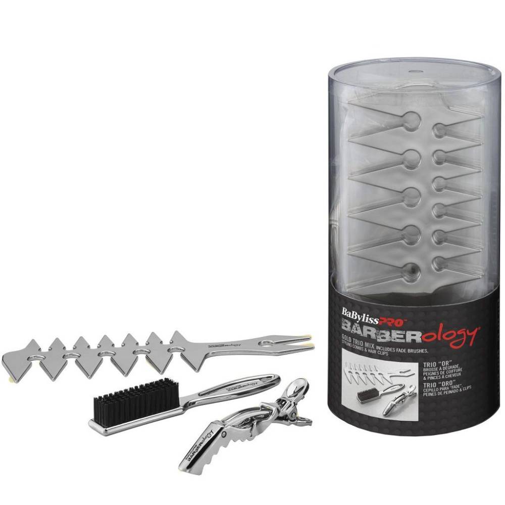 BaByliss Pro BARBERology Trio Mix (18 Pack Bucket)-Clipper Vault