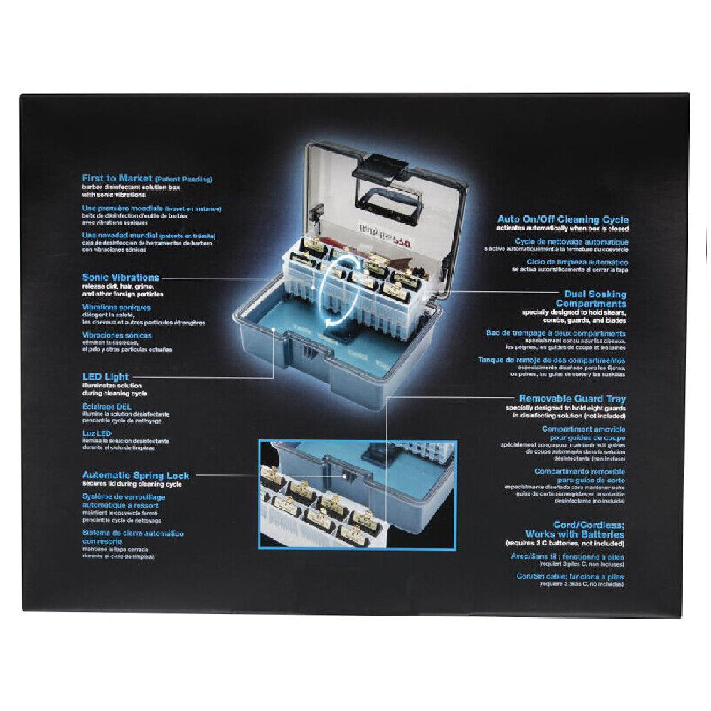 BaByliss Pro BarberSONIC Disinfectant Box #BDISBOX-Clipper Vault