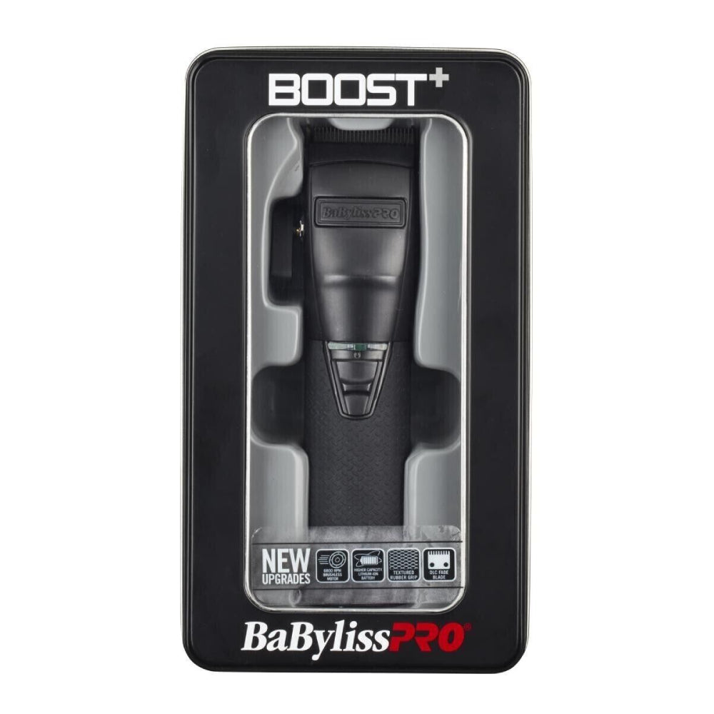 Babyliss Pro Boost+ Clipper Matte Black + Babyliss Pro Boost+ Trimmer Matte Black (Combo)-Clipper Vault