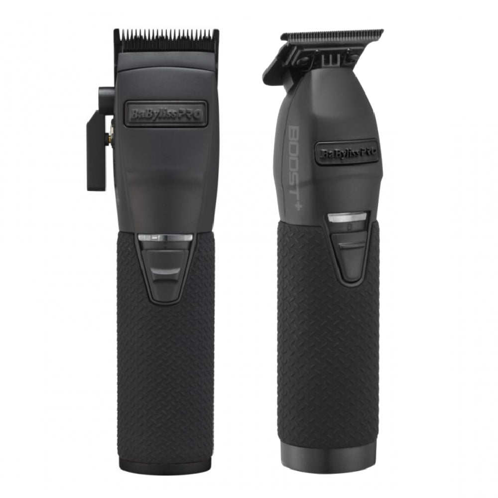 Babyliss Pro Boost+ Clipper Matte Black + Babyliss Pro Boost+ Trimmer Matte Black (Combo)-Clipper Vault