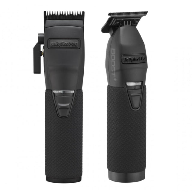 Babyliss Pro Boost+ Clipper Matte Black + Babyliss Pro Boost+ Trimmer Matte Black (Combo)-Clipper Vault