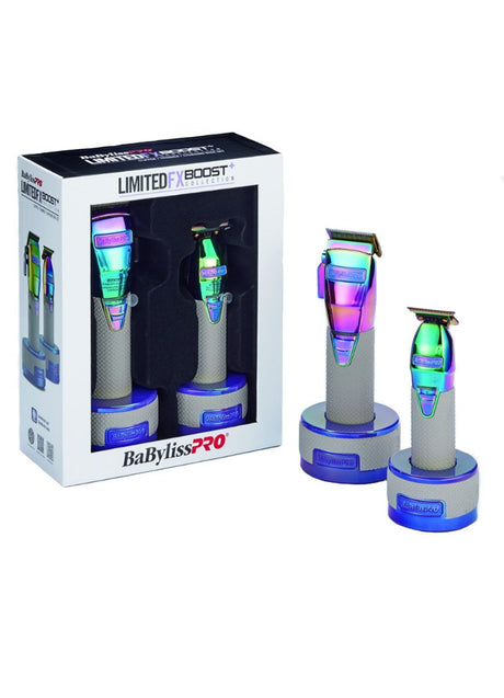 BaByliss Pro Boost FX Limited Edition Chameleon Clipper and Trimmer Combo-Clipper Vault
