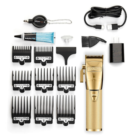 Babyliss Pro FX+ Upgraded All-Metal Lithium Clipper (Gold / Silver / Rose Gold)-Clipper Vault