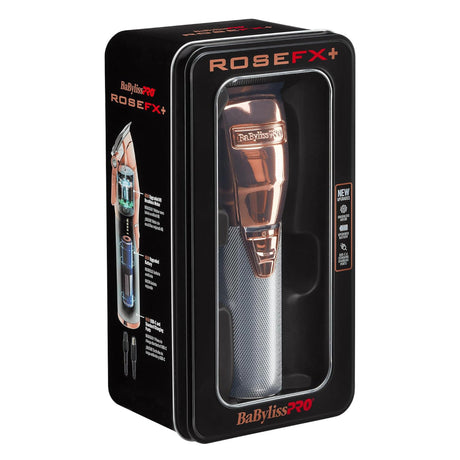 Babyliss Pro FX+ Upgraded All-Metal Lithium Clipper (Gold / Silver / Rose Gold)-Clipper Vault