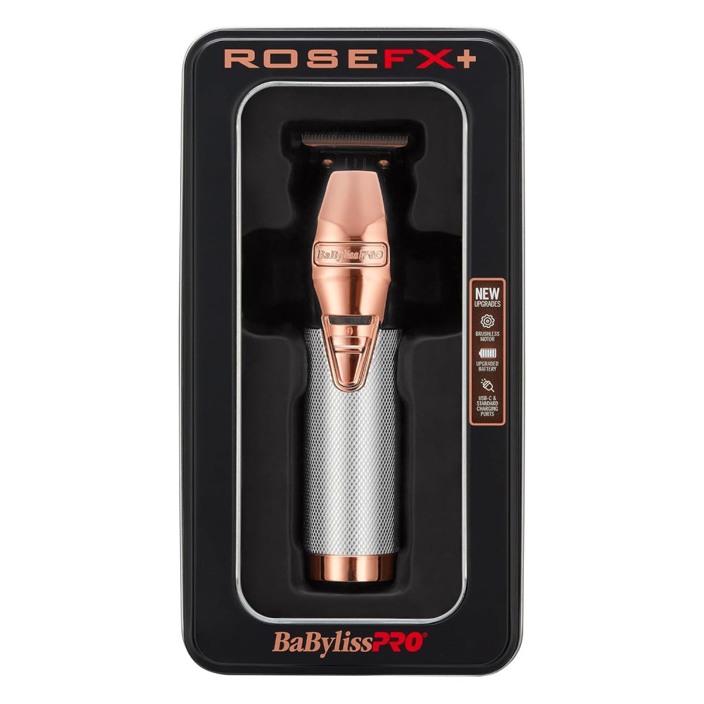 Babyliss Pro FX+ Upgraded All-Metal Lithium Trimmer (Gold / Silver / Rose Gold)-Clipper Vault