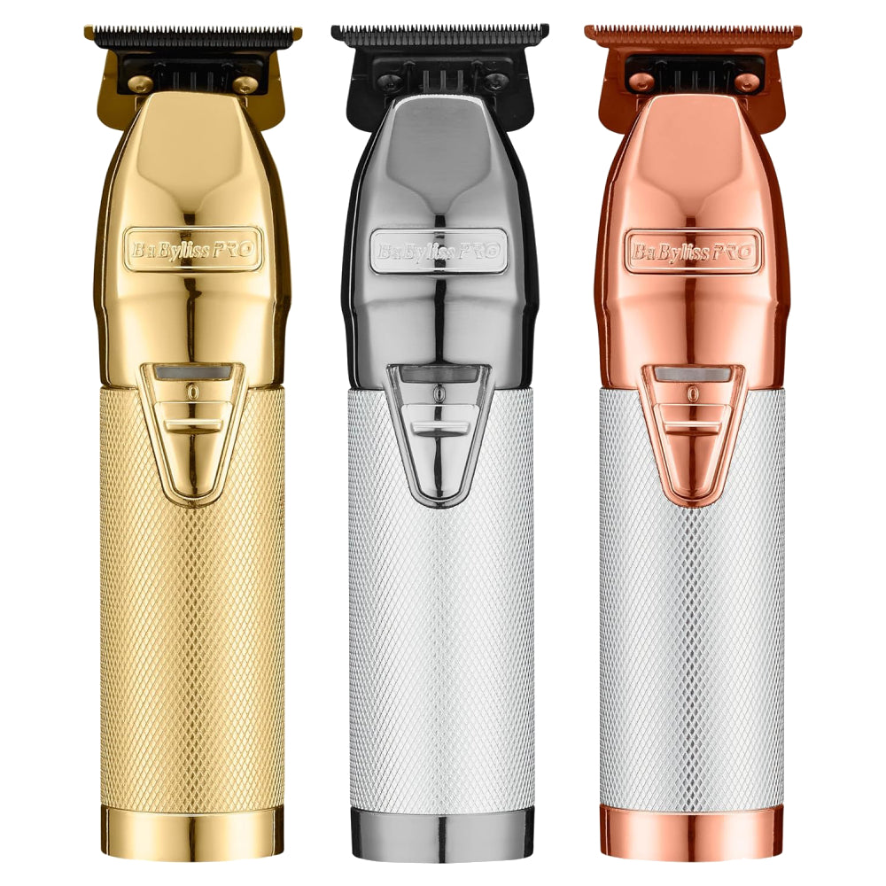 Babyliss Pro FX+ Upgraded All-Metal Lithium Trimmer (Gold / Silver / Rose Gold)-Clipper Vault
