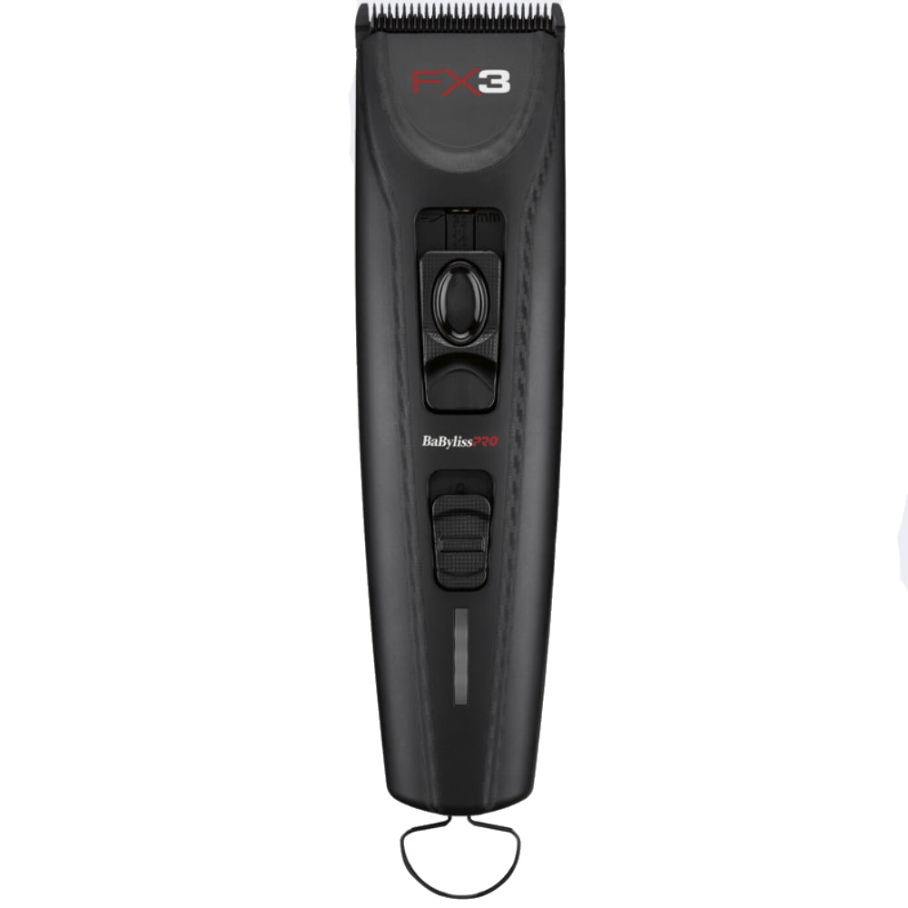 Babyliss Pro FX3 High Torque Cordless Clipper Black (FXX3CB)-Clipper Vault