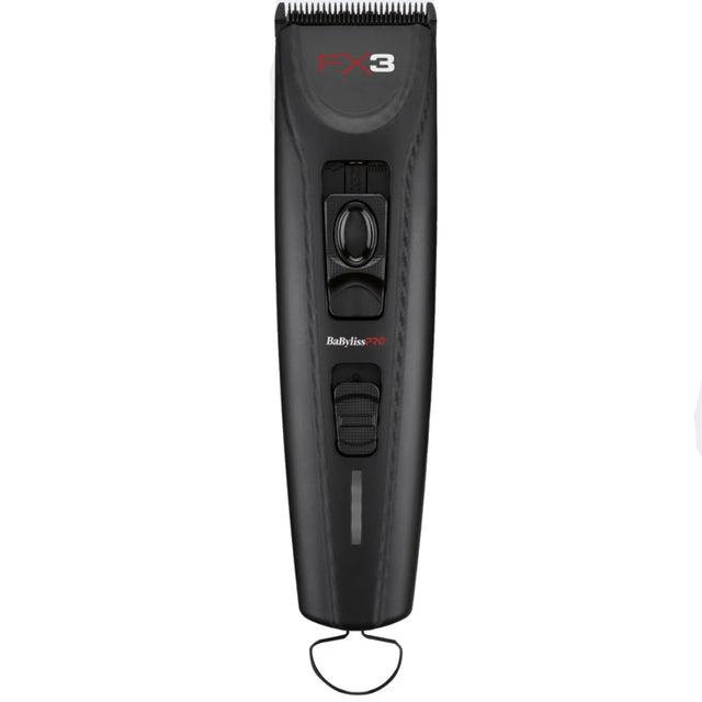 Babyliss Pro FX3 High Torque Cordless Clipper Black (FXX3CB)-Clipper Vault
