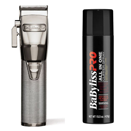 BaByliss Pro FX870 Clippers + Clipper Spray Bundle (Combo)-Clipper Vault