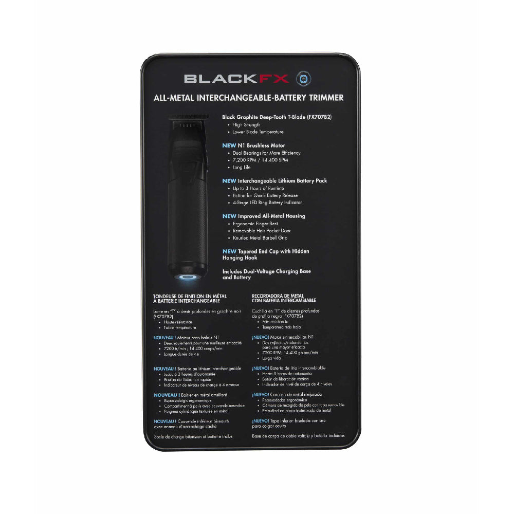 Babyliss Pro FXONE Black Cordless Trimmer (#FX799MB)-Clipper Vault