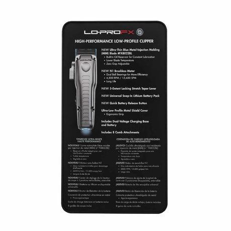 Babyliss Pro FXONE Lo-Pro Clipper (#FX829)-Clipper Vault
