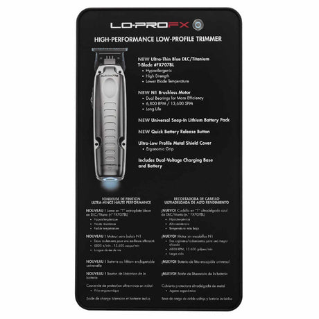 Babyliss Pro FXONE Lo-Pro Clipper + Trimmer (Combo) (#FX829 + #FX729)-Clipper Vault
