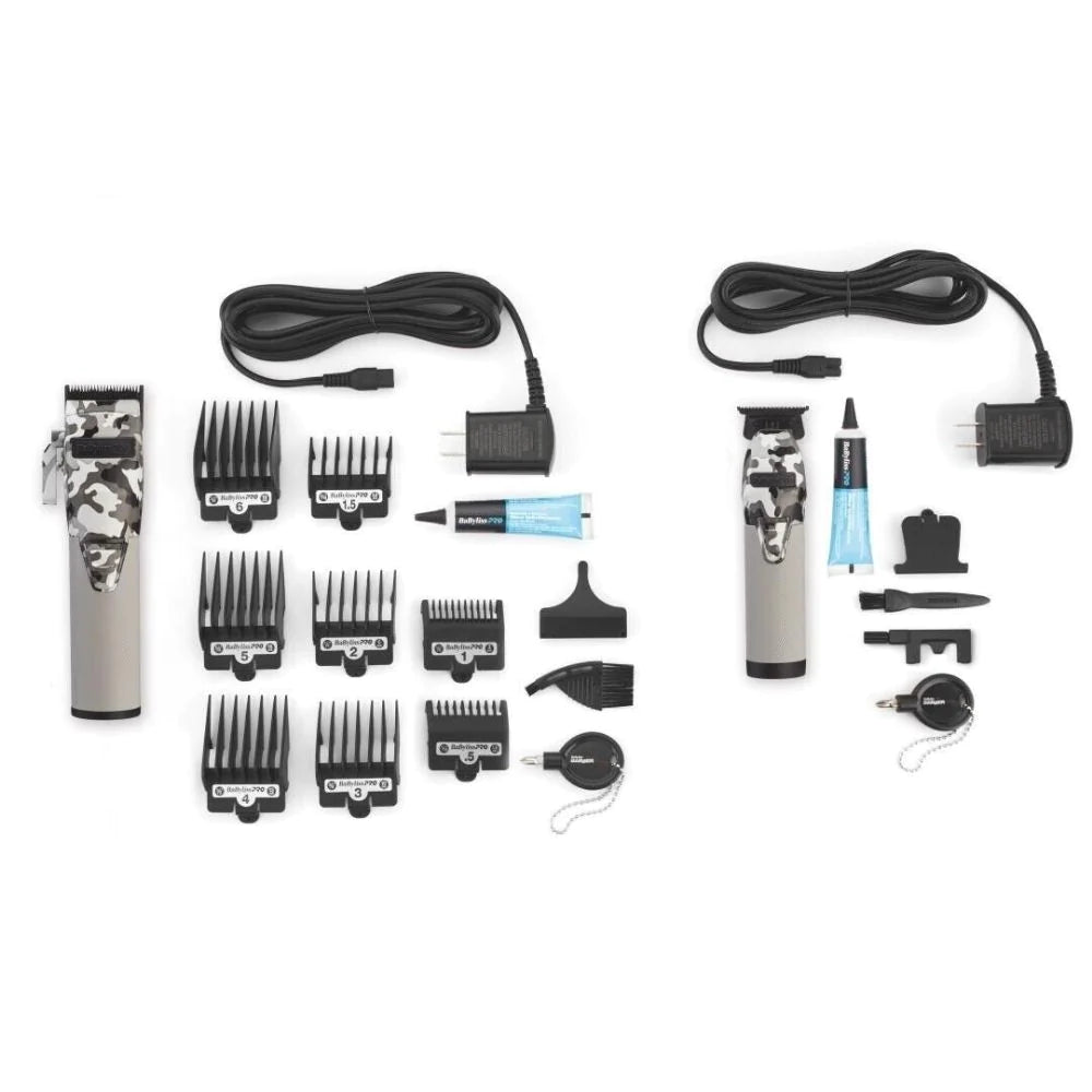 Babyliss Pro Limited Edition Camo Metal Lithium Clipper & Trimmer (FXHOLPK2CAM)-Clipper Vault