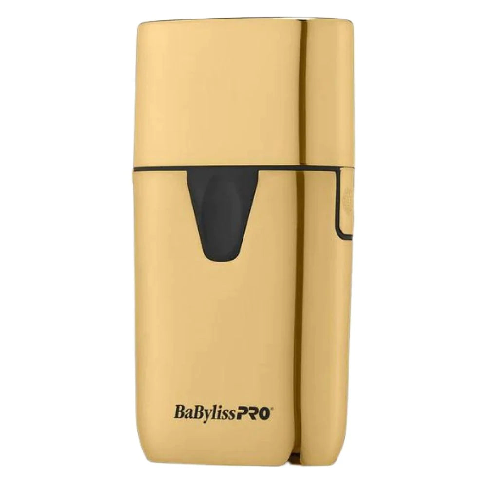 Babyliss Pro Limited Edition Gold FX Trimmer & UV Single-Foil Shaver Set (FXLFHOLPKG)-Clipper Vault