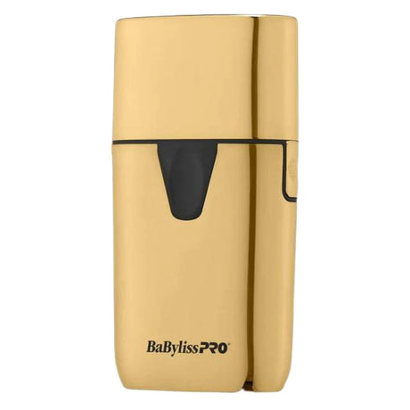 Babyliss Pro Limited Edition Gold FX Trimmer & UV Single-Foil Shaver Set (FXLFHOLPKG)-Clipper Vault