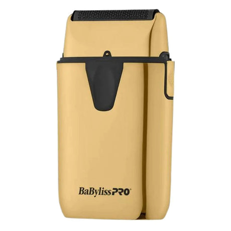 Babyliss Pro Limited Edition Gold FX Trimmer & UV Single-Foil Shaver Set (FXLFHOLPKG)-Clipper Vault