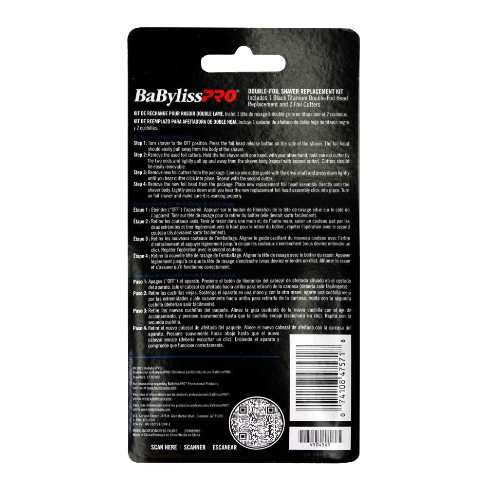BaByliss PRO Replacement Foil w/Cutters for FXLFS2 (FXLRF2)-Clipper Vault