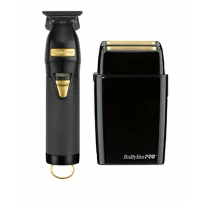 BaByliss Pro Skeleton Trimmer + Double Foil Shaver (Combo)-Clipper Vault