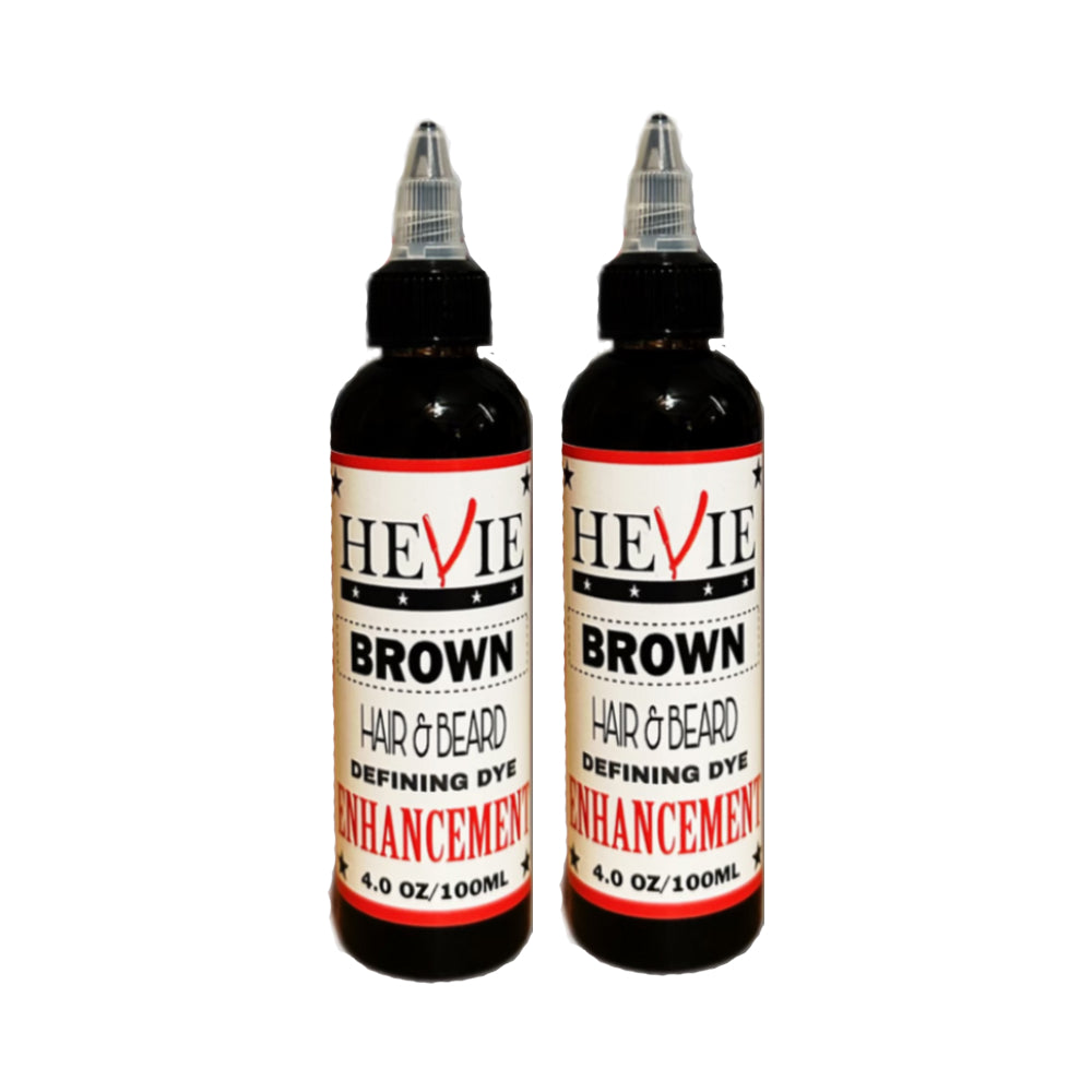 Hevie Enhancement Semi-Permanent Beard & Hair Dye (4 OZ)-Clipper Vault