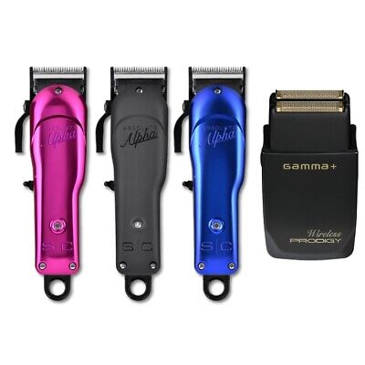 StyleCraft Absolute Alpha Cordless Clipper + Gamma Wireless Prodigy Foil Shaver-Clipper Vault
