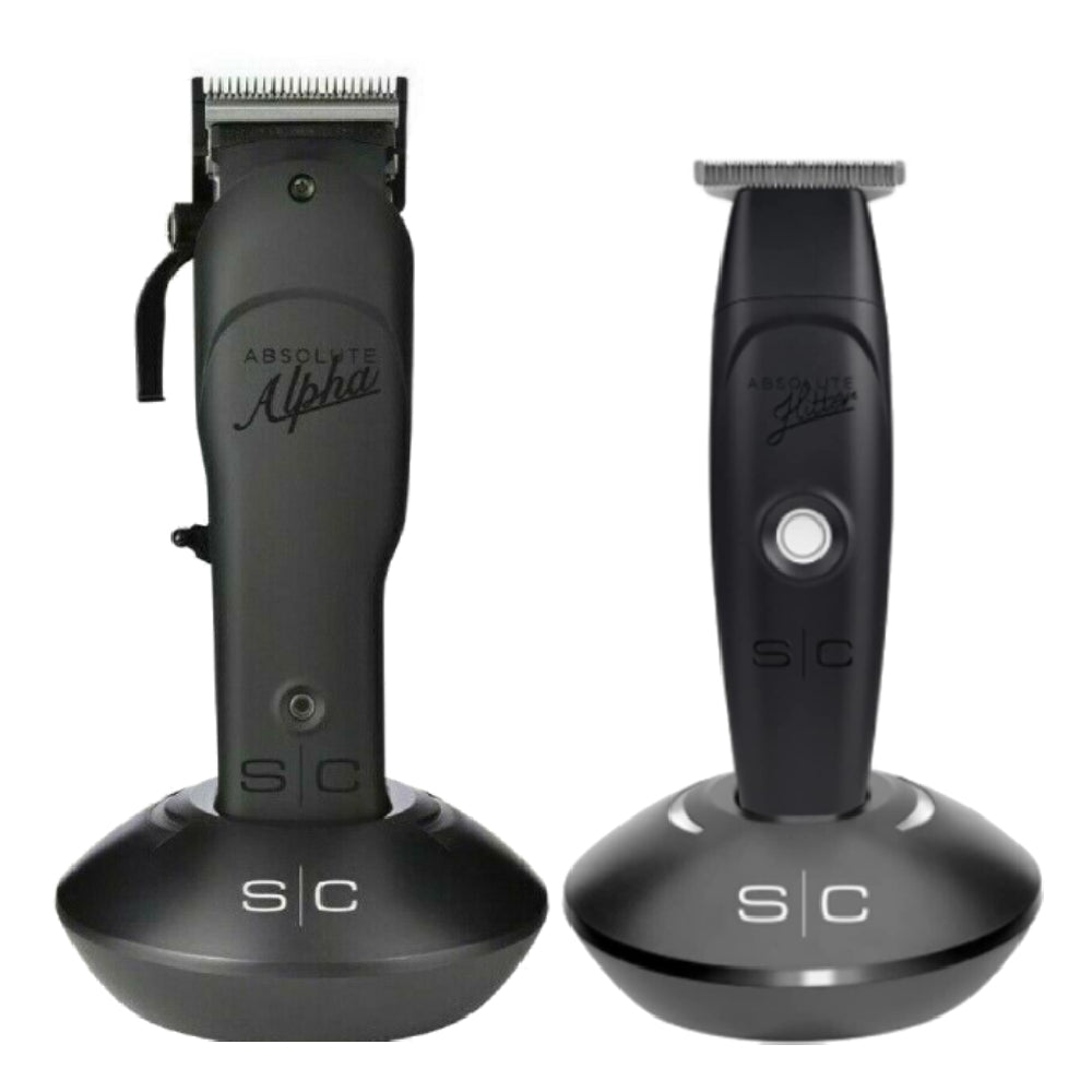 StyleCraft Absolute Alpha Cordless Clipper with Absolute Hitter Trimmer-Clipper Vault