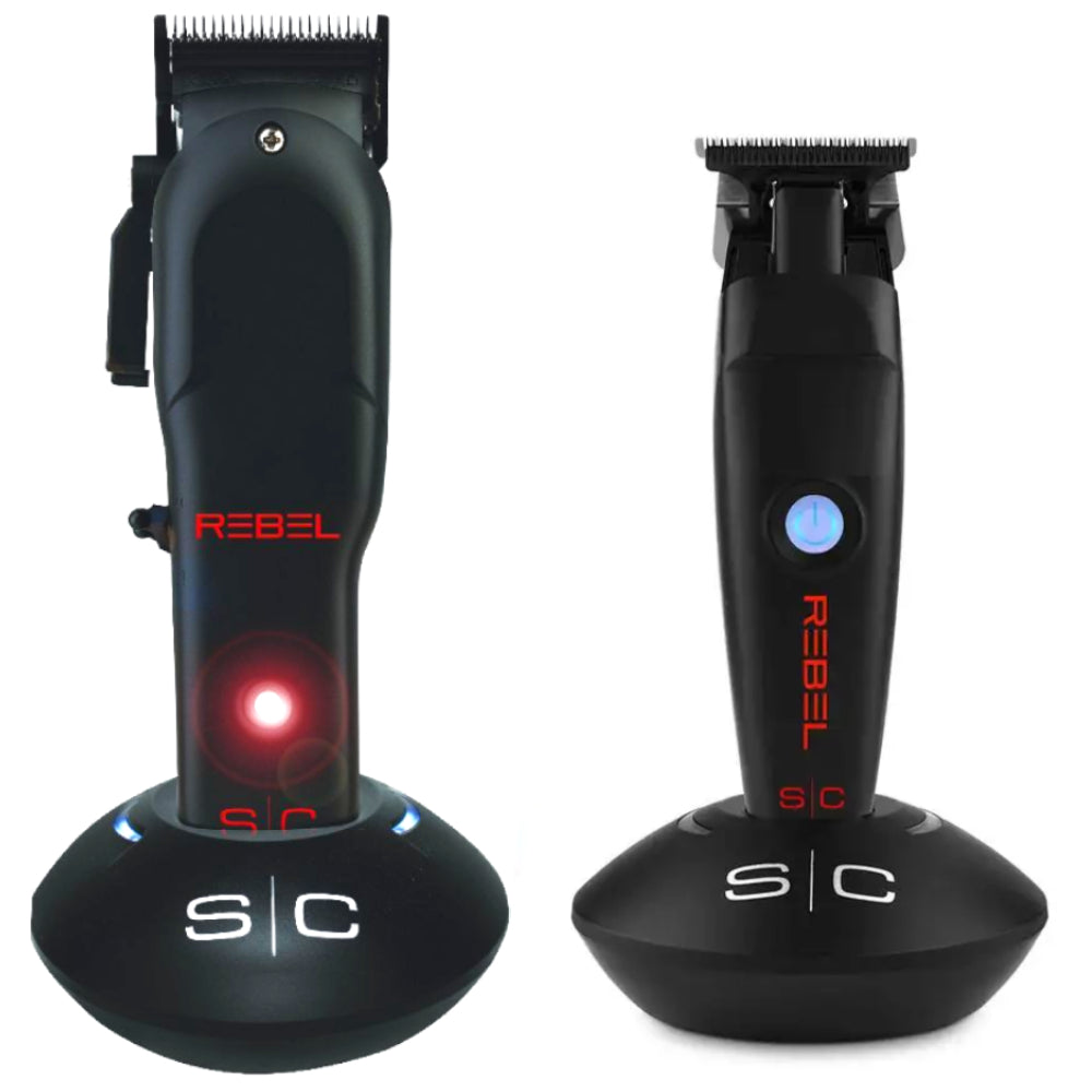 StyleCraft Rebel Cordless Clipper & Rebel Cordless Trimmer (Combo)-Clipper Vault