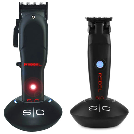 StyleCraft Rebel Cordless Clipper & Rebel Cordless Trimmer (Combo)-Clipper Vault