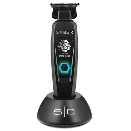 StyleCraft Saber Full Metal Body Digital Brushless Motor Cordless Trimmer-Clipper Vault