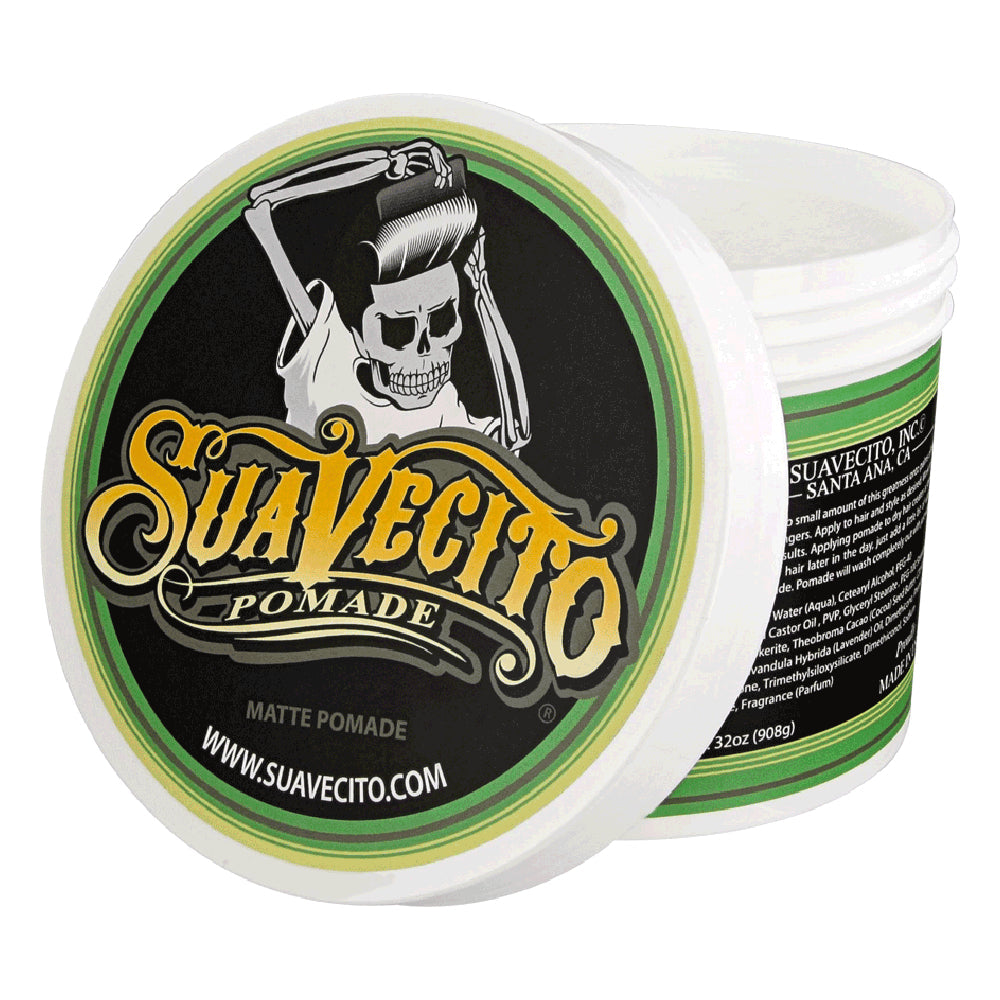 Suavecito Matte Pomade 4oz-Clipper Vault