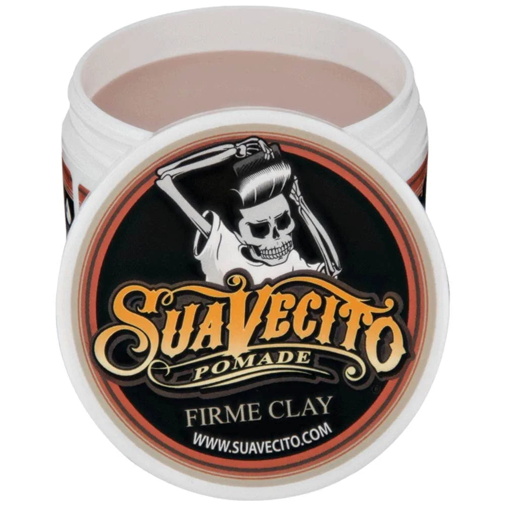 Suavecito Pomade Firme Clay 4oz-Clipper Vault
