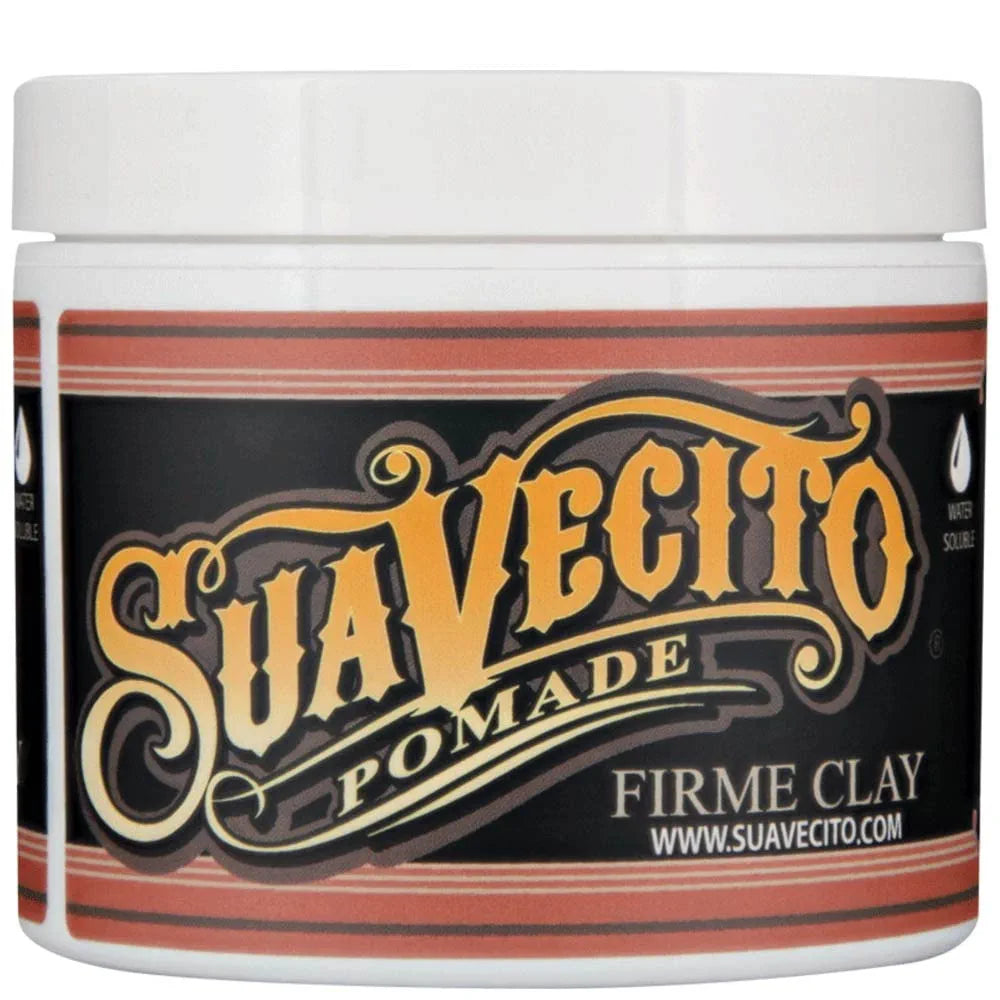Suavecito Pomade Firme Clay 4oz-Clipper Vault
