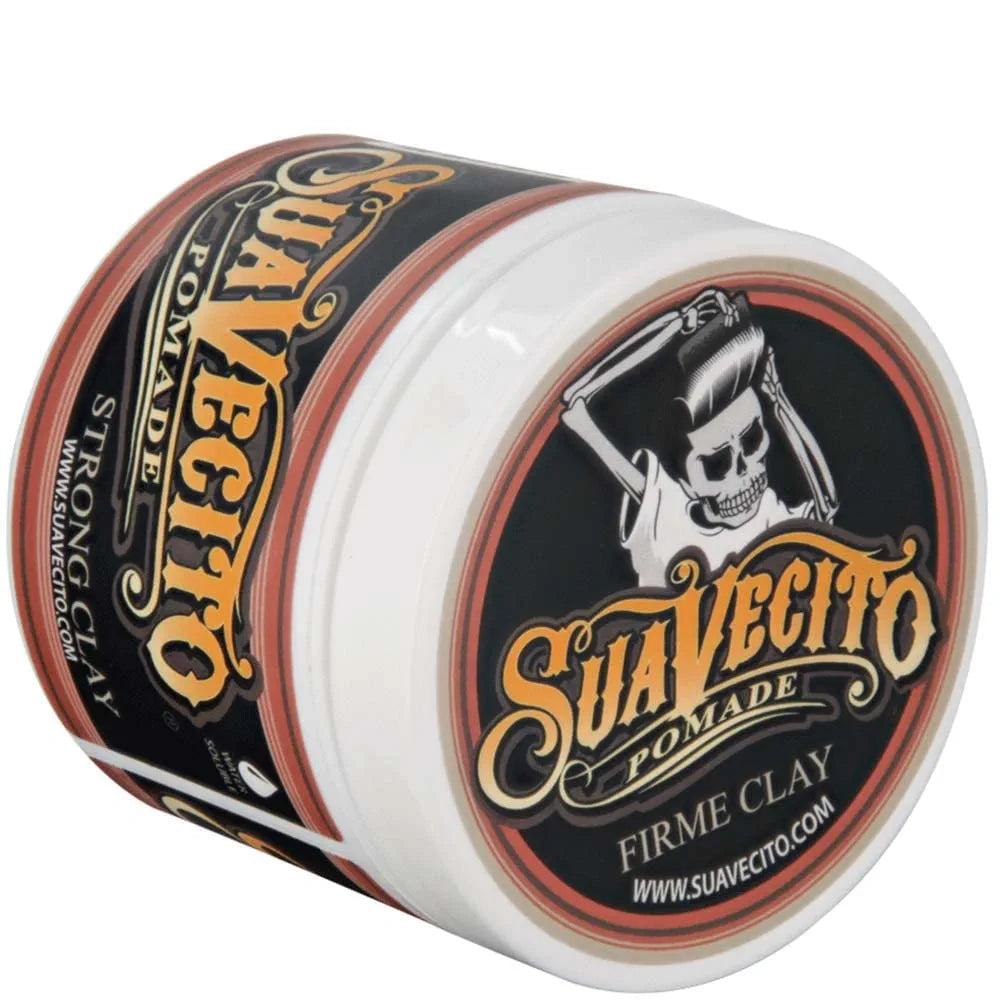 Suavecito Pomade Firme Clay 4oz-Clipper Vault