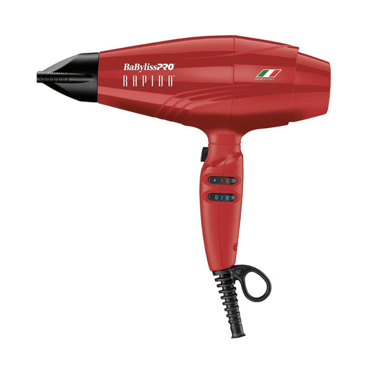 Babyliss Pro Rapido Professional Hair Dryer - Red (BRRAP1)