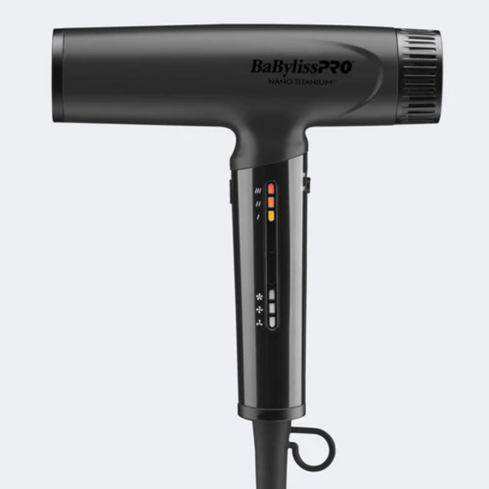 Babyliss Pro Nano Titanium Light Ionic High Speed Hair Dryer - Matte Black (BNTC9200MB)