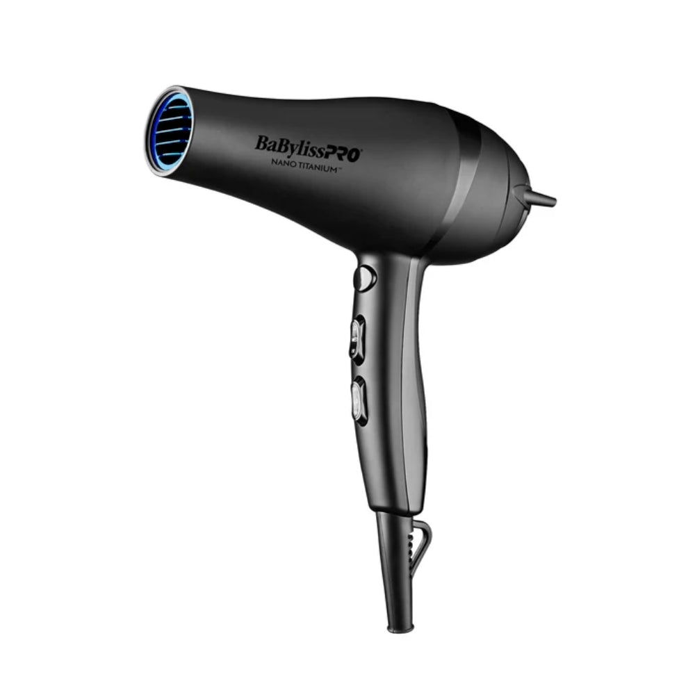 Babyliss Pro Nano Titanium Limited Edition Professional Ionic Hair Dryer - Black & Blue (BNTMB5548)