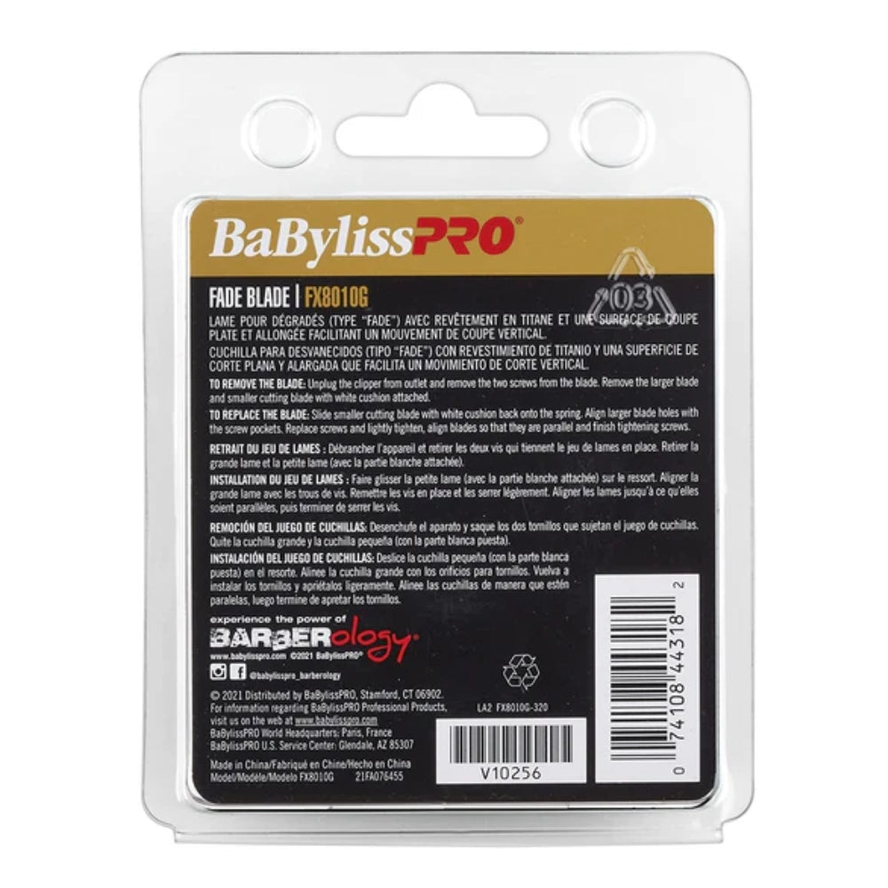 Babyliss Pro Gold Titanium Fade Blade (FX8010G)