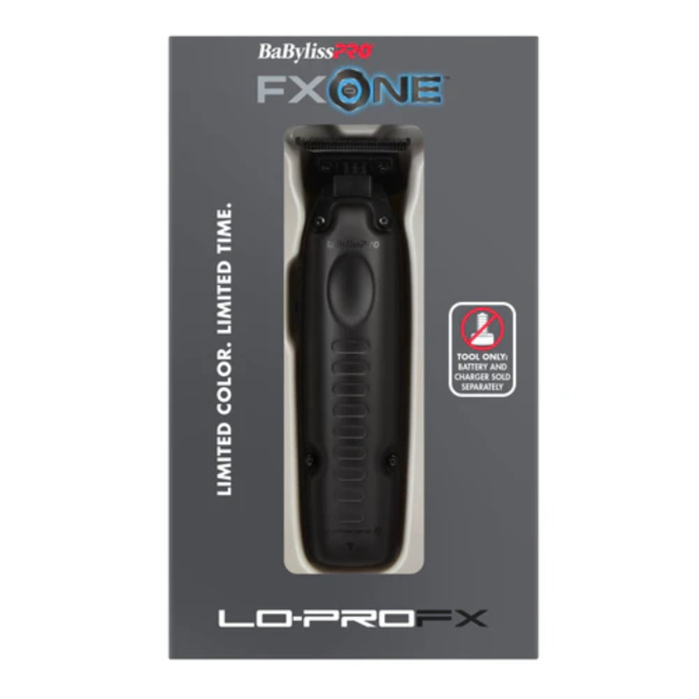 Babyliss Pro FXONE Low-Profile Matte Black Interchangeable Battery Trimmer - TOOL ONLY (FX729MBLT)