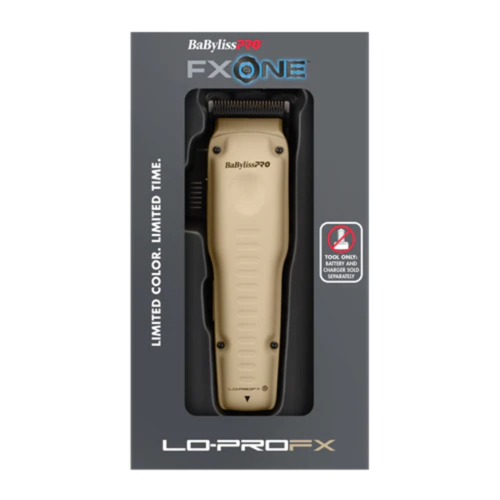 Babyliss Pro FXONE Low-Profile Sand Interchangeable Battery Clipper (FX829SDLT) - TOOL ONLY