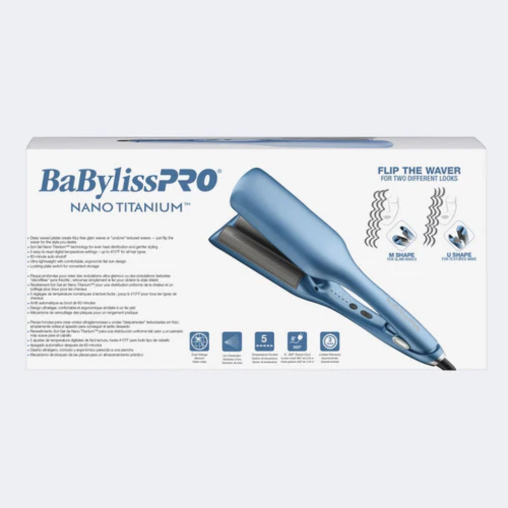 Babyliss Pro Nano Titanium Ionic Deep Waver (BNTDW01UC)