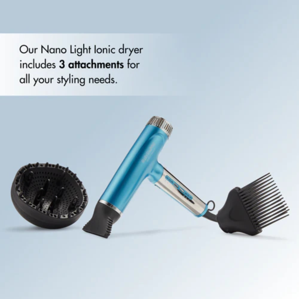 Babyliss Pro Nano Titanium Light Ionic High-Speed Hair Dryer (BNTC9200)