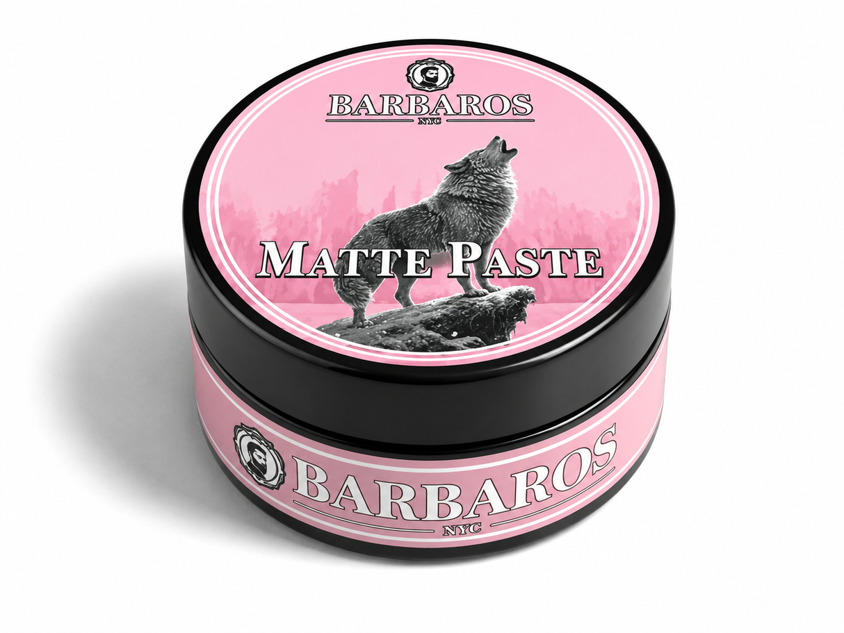 Barbaros Matte Paste – High Hold | Matte Finish | 150ml