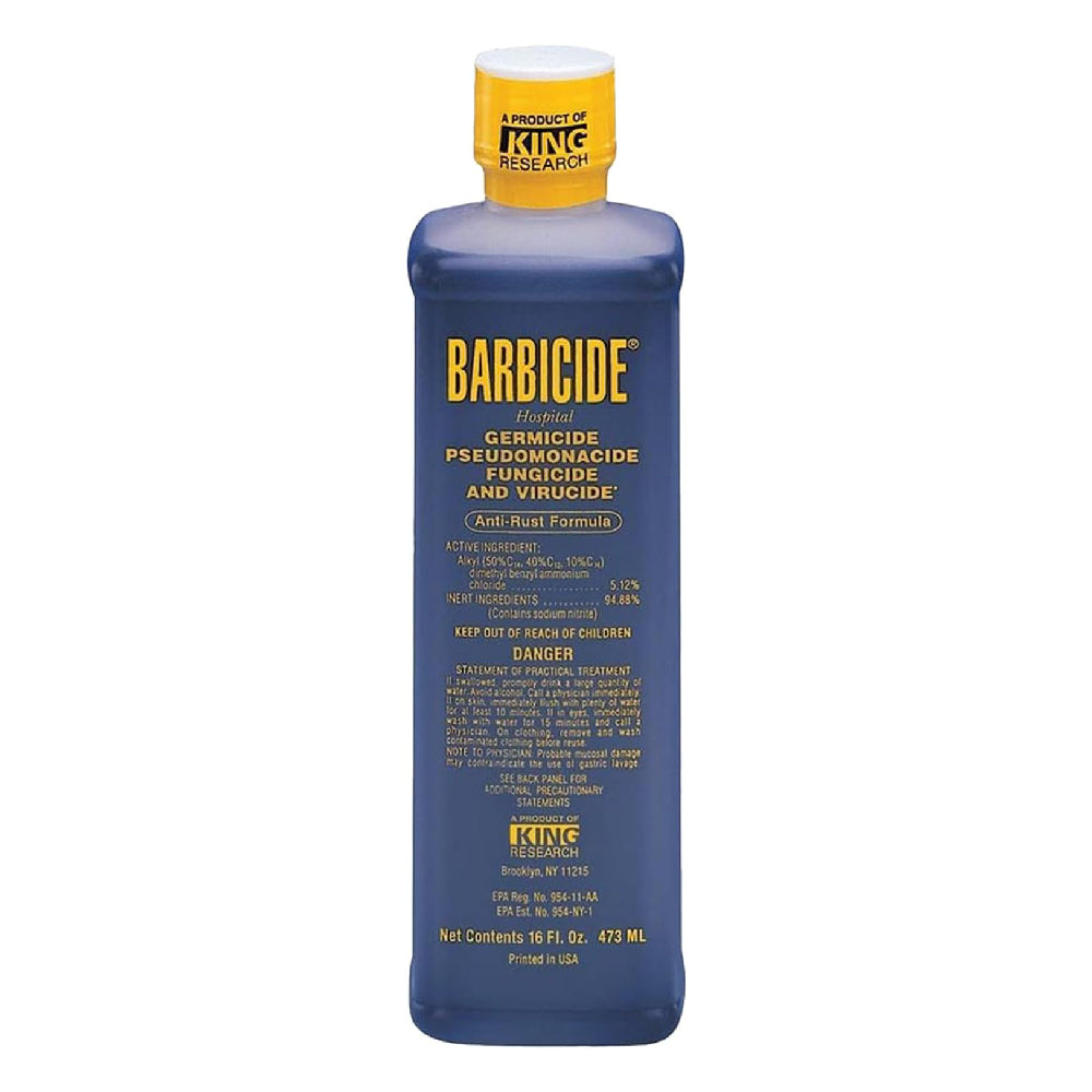 Barbicide Disinfectant Concentrate – Pint 16 Fl Oz – Clipper Vault