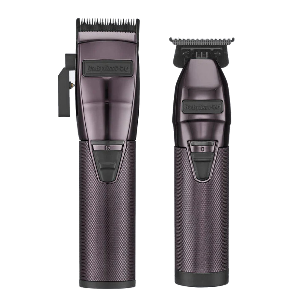 BaByliss Pro Limited Edition FX NightFall Lithium Metal Clipper and Trimmer (Combo) (FX870NP, FX787NP)