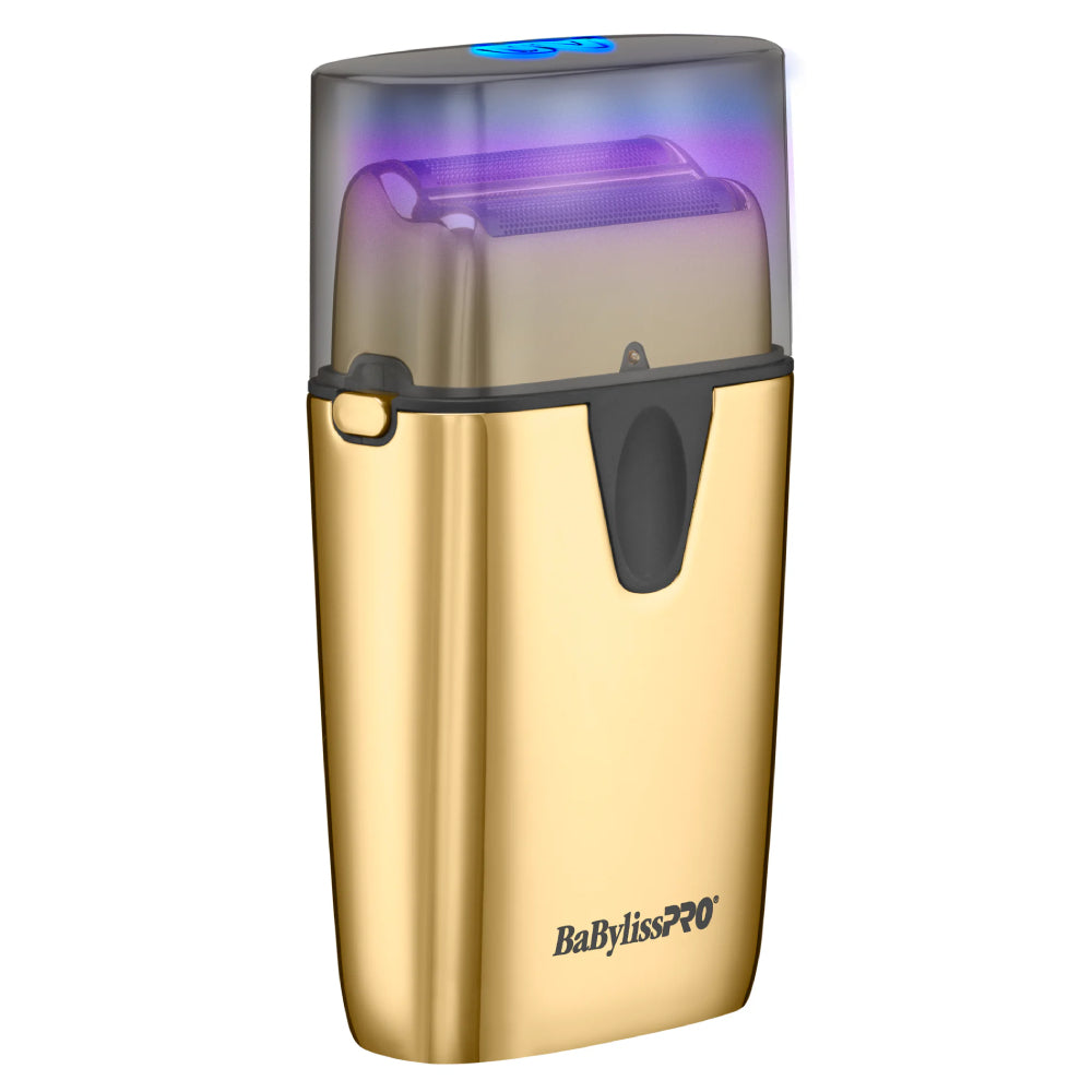 BaByliss Pro UV-Disinfecting Double Foil Shaver - Gold (FXLFS2G)