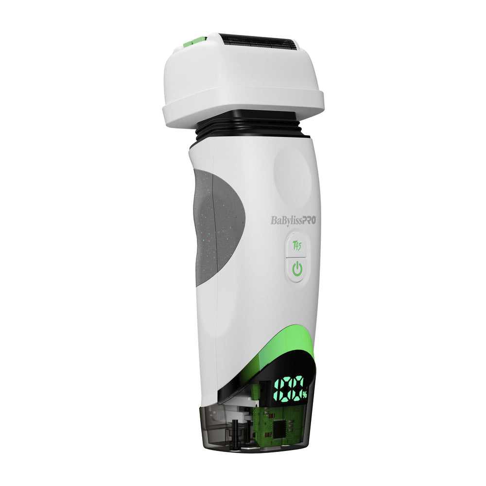 BaByliss PRO x Tomb45 Limited Edition Wireless Charging Double Foil Shaver - White (FXT45FSTW)