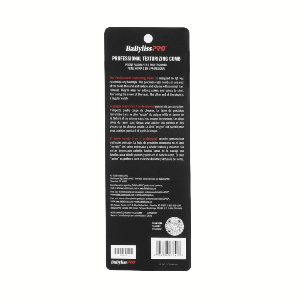 BaByliss Pro Professional Texturizing Comb (BCUTCOMB)