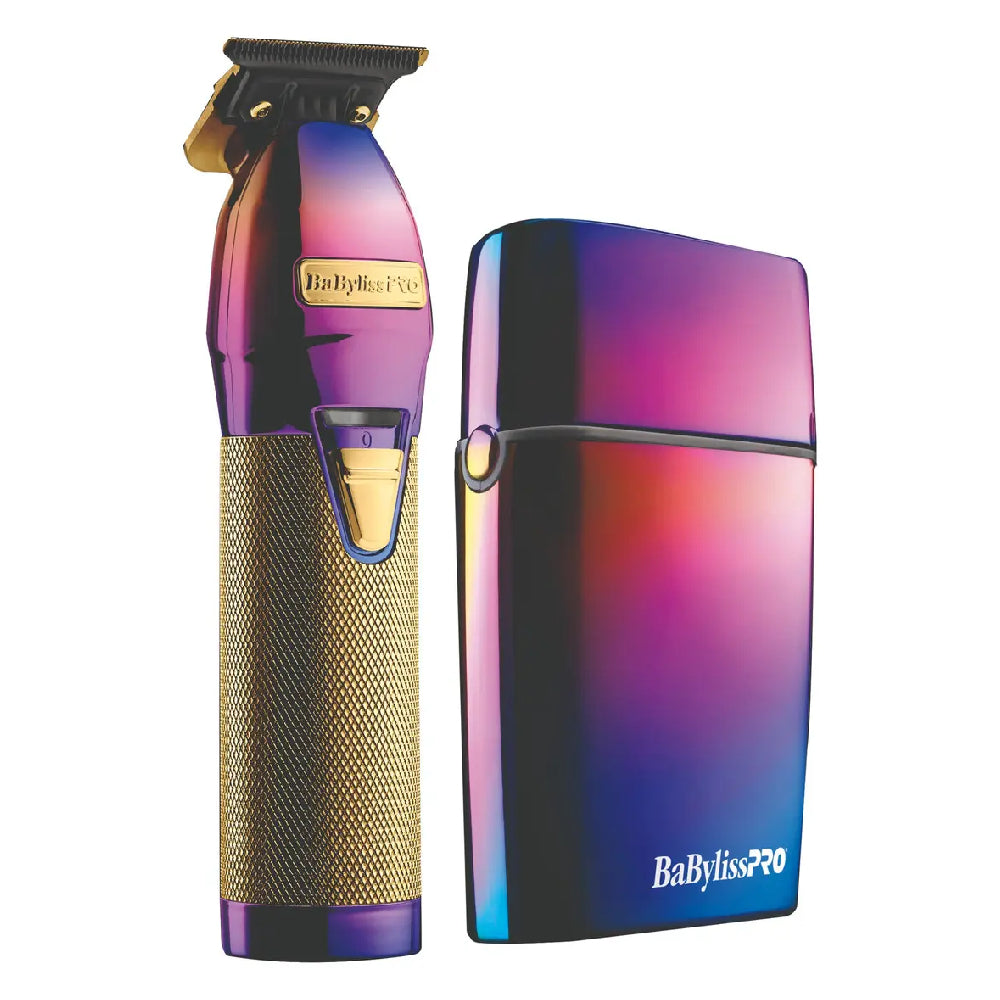 BaByliss Pro Trimmer & Double Foil Shaver Combo (FX787 + FXFS2) (Chameleon)