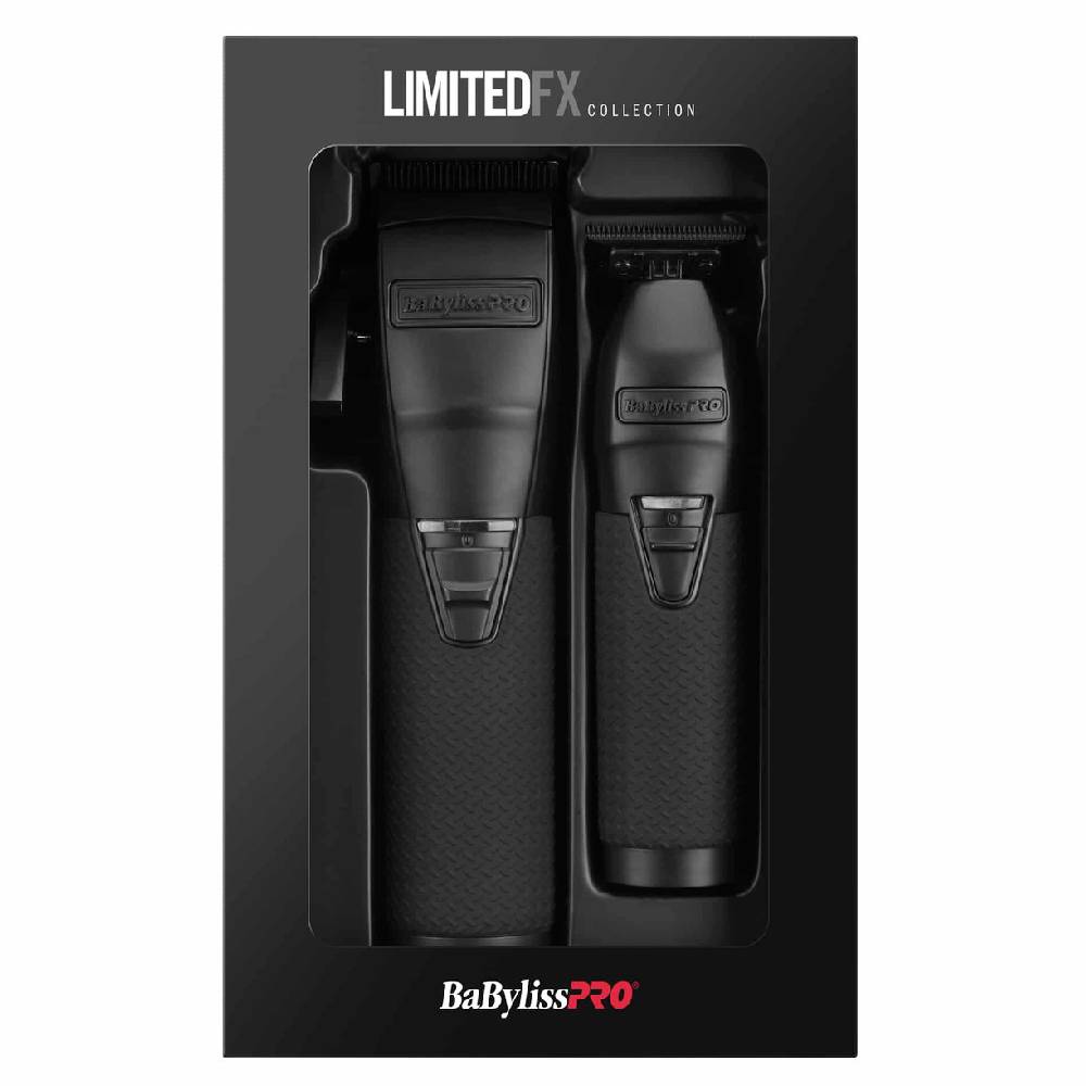 BaByliss PRO LimitedFX Matte Black Clipper & Trimmer [Combo]-Clipper Vault