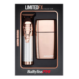 BaByliss PRO LimitedFX Rose Gold Trimmer & Double Foil Shaver Prepack (FXDUOFS2TRG)