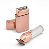 BaByliss PRO LimitedFX Rose Gold Trimmer & Double Foil Shaver Prepack (FXDUOFS2TRG)